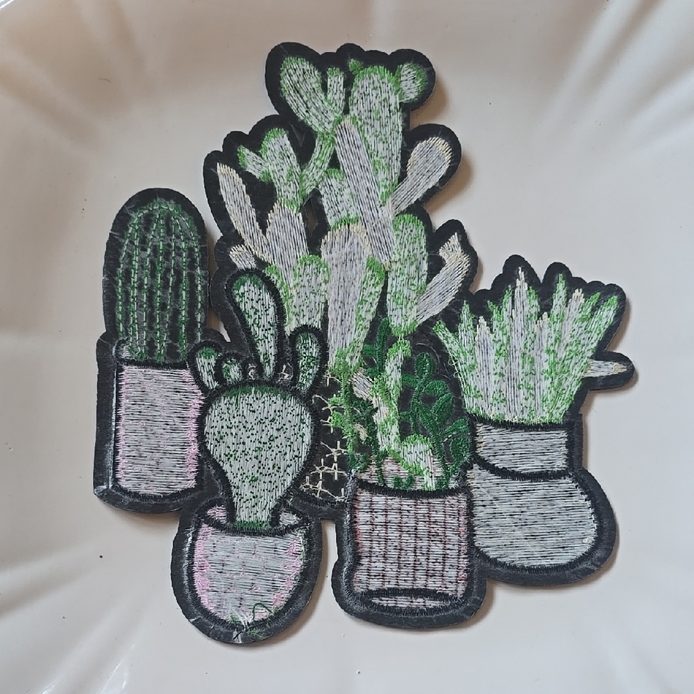 Embroidered Cactus Patch - Picture 2 of 2